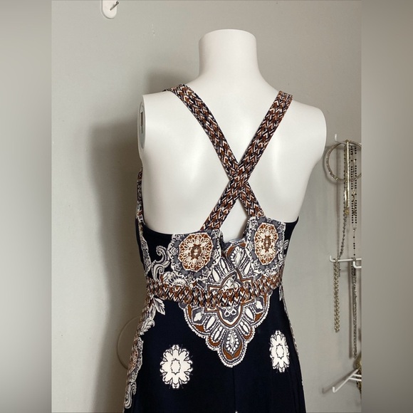 INC International Concepts Printed Maxi Dress size M - Picture 5 of 9